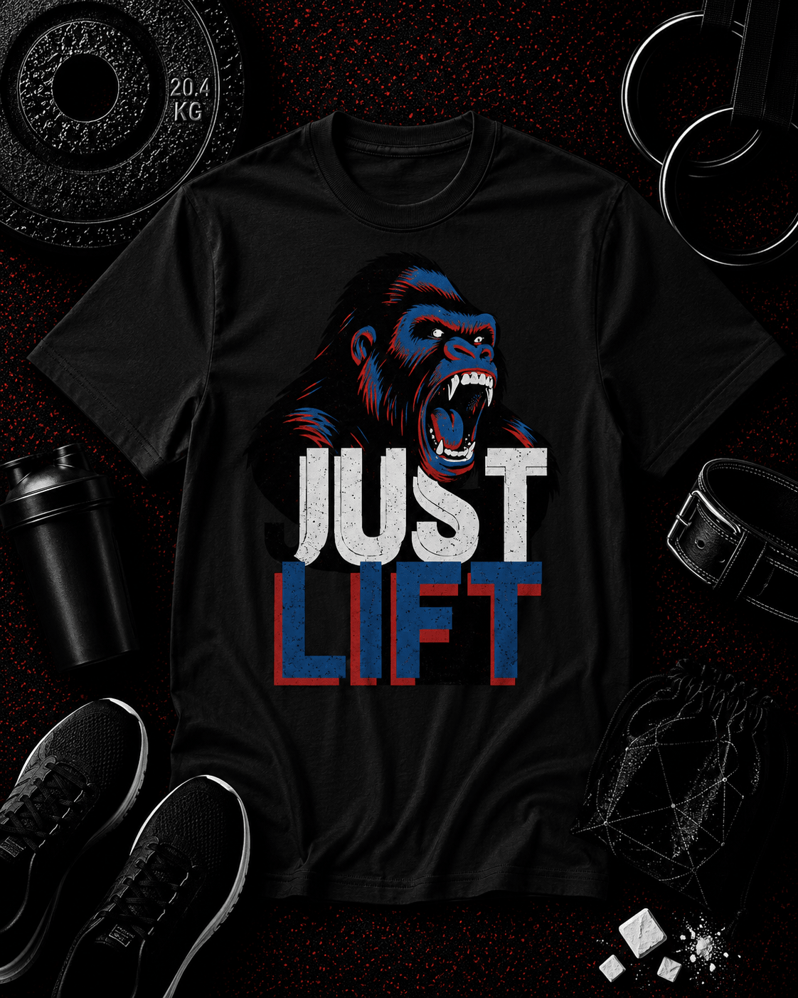 BLUE JUST LIFT - Discipline Over Motivation 24/7