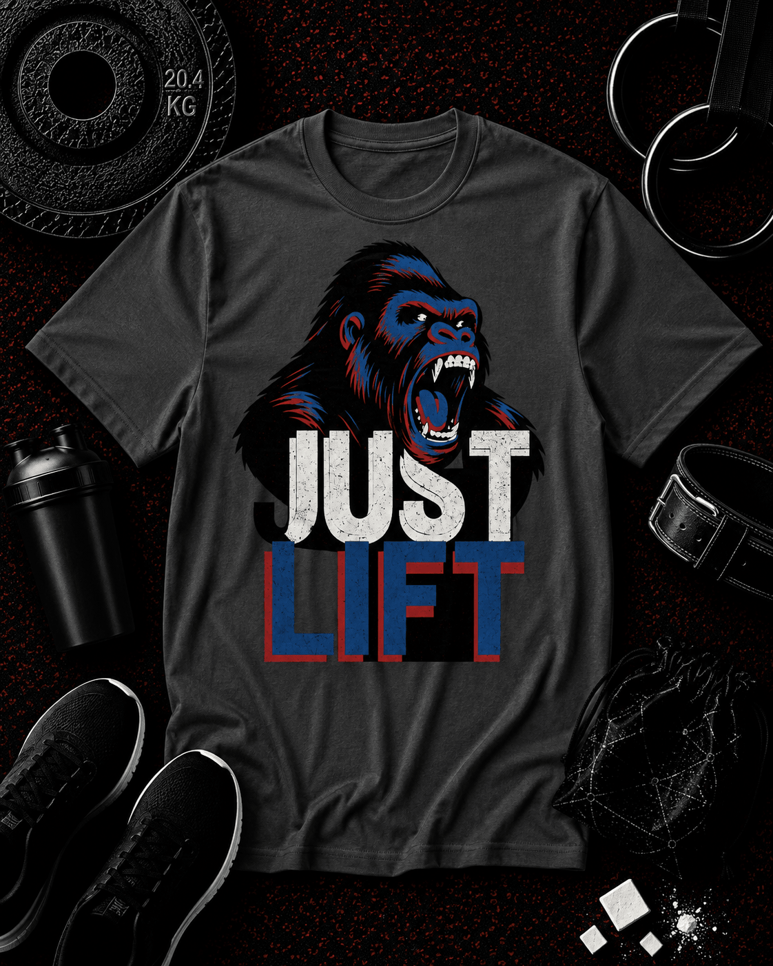 BLUE JUST LIFT - Discipline Over Motivation 24/7