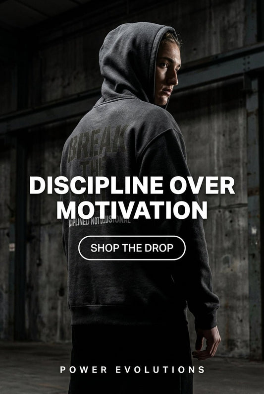 Break The Cycle - Discipline Over Motivation Hoodie - Discipline Over Motivation 24/7