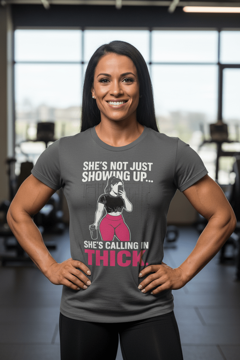 Calling in Thick Tee - Discipline Over Motivation 24/7