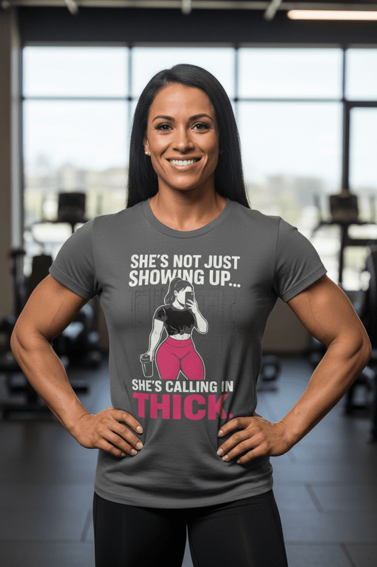 Calling in Thick Tee - Discipline Over Motivation 24/7