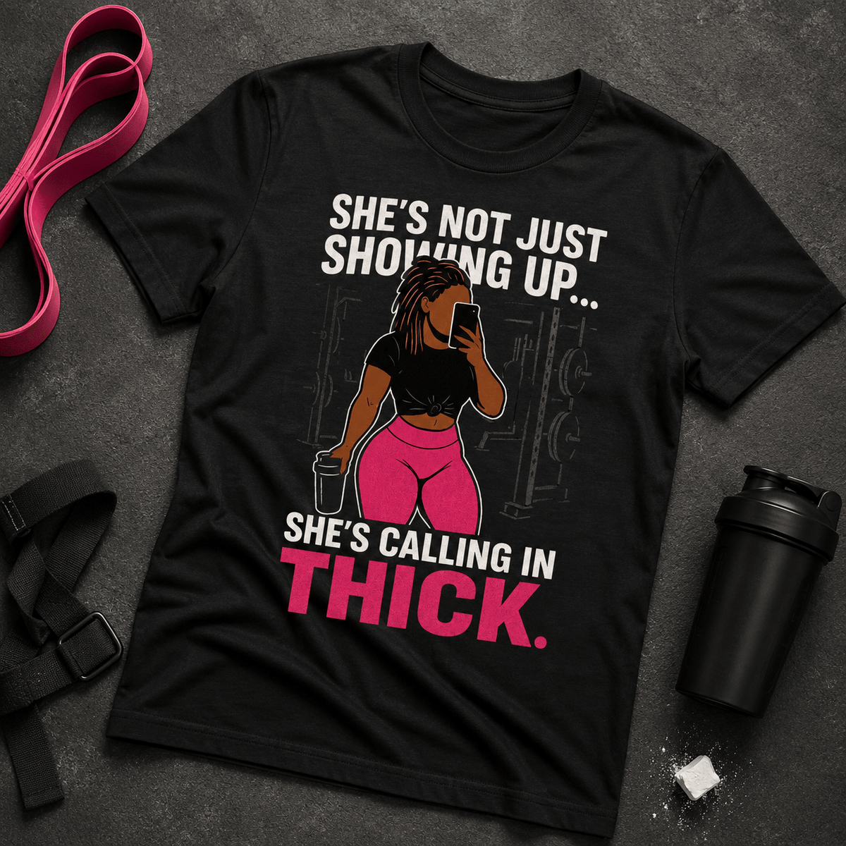 💁🏽‍♀️ Calling in Thick Tee - Discipline Over Motivation 24/7