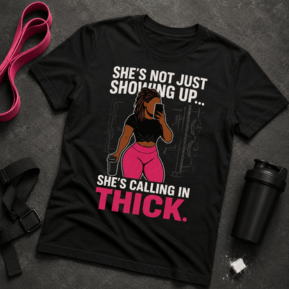 💁🏽‍♀️ Calling in Thick Tee - Discipline Over Motivation 24/7