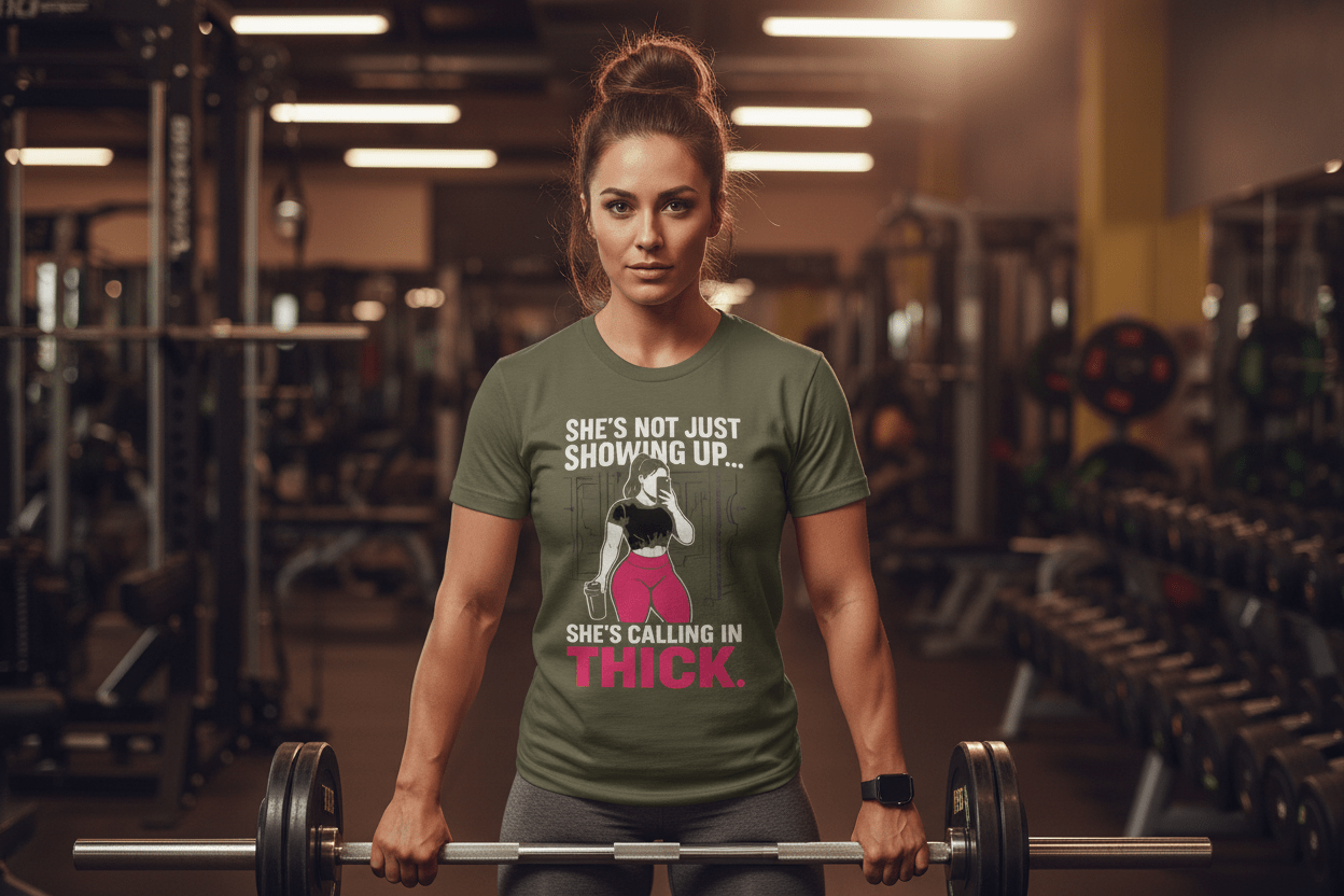 Calling in Thick Tee - Discipline Over Motivation 24/7