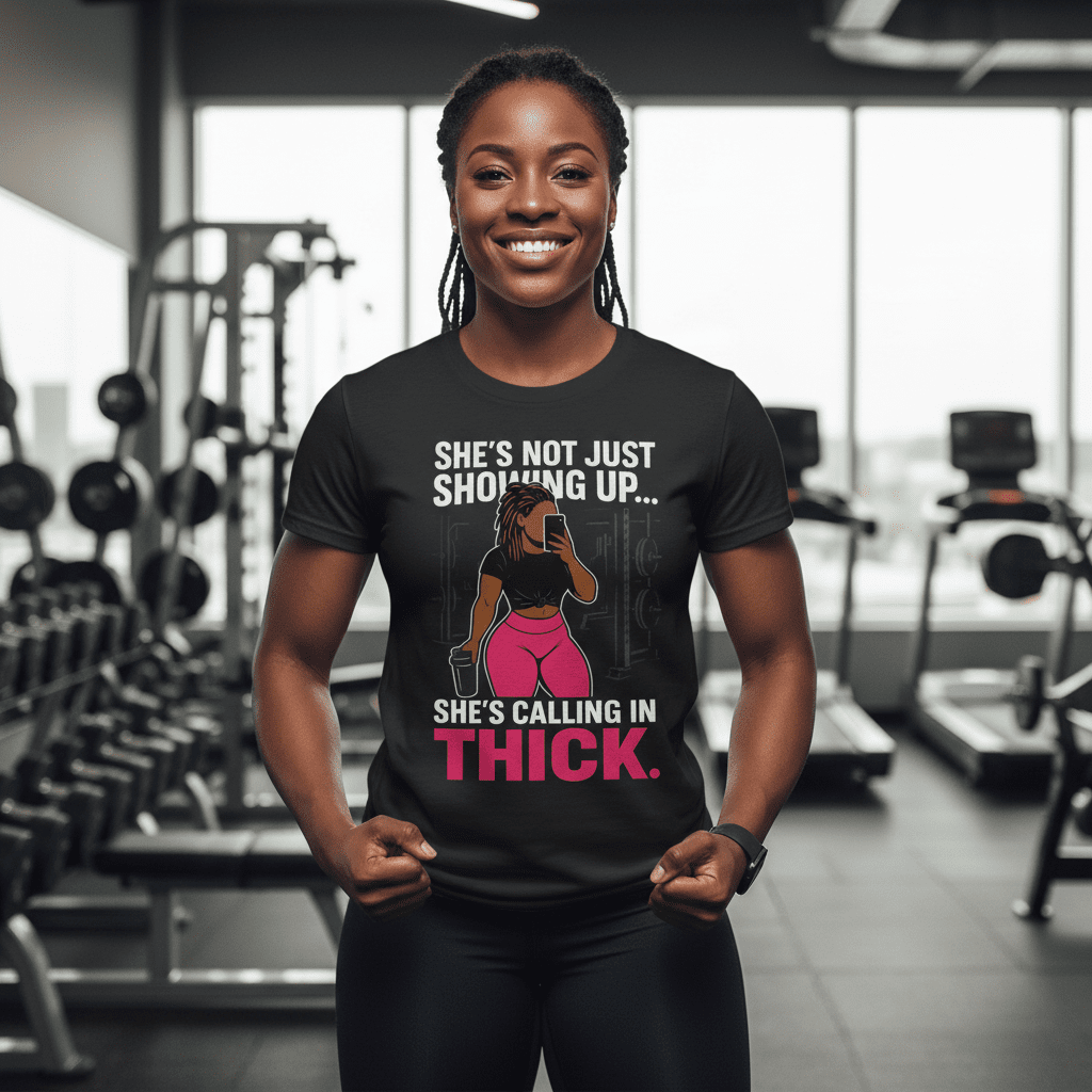 💁🏽‍♀️ Calling in Thick Tee - Discipline Over Motivation 24/7