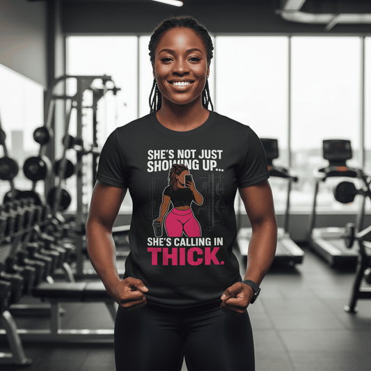 💁🏽‍♀️ Calling in Thick Tee - Discipline Over Motivation 24/7