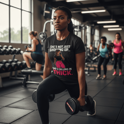 💁🏽‍♀️ Calling in Thick Tee - Discipline Over Motivation 24/7