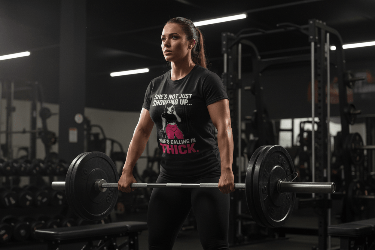 Calling in Thick Tee - Discipline Over Motivation 24/7