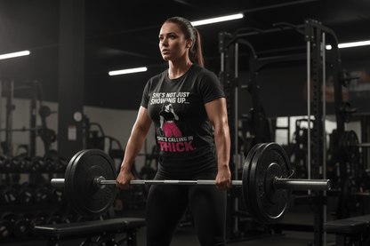 Calling in Thick Tee - Discipline Over Motivation 24/7