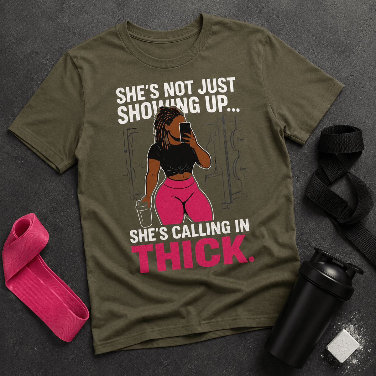 💁🏽‍♀️ Calling in Thick Tee - Discipline Over Motivation 24/7