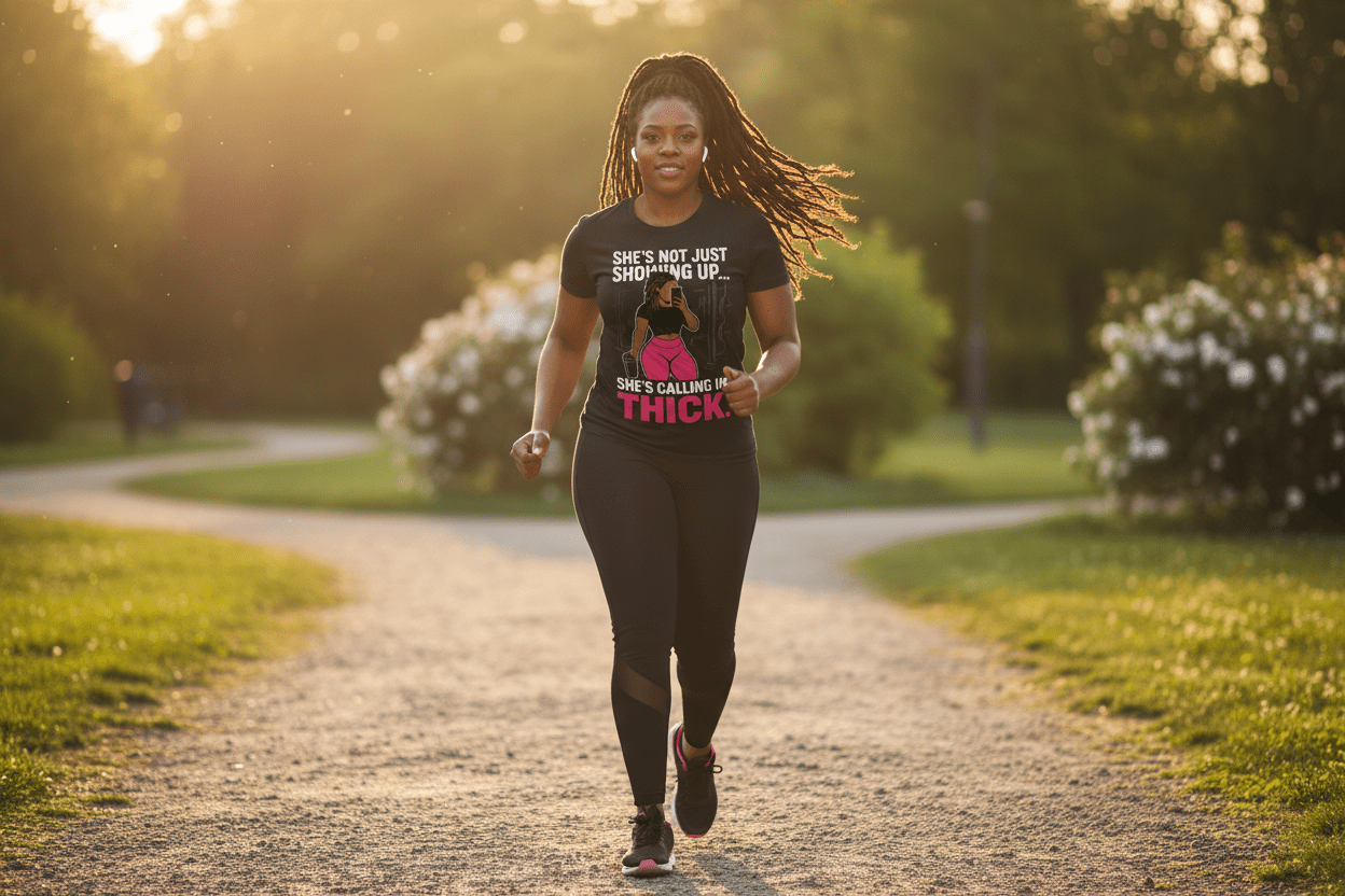 💁🏽‍♀️ Calling in Thick Tee - Discipline Over Motivation 24/7