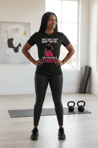 💁🏽‍♀️ Calling in Thick Tee - Discipline Over Motivation 24/7