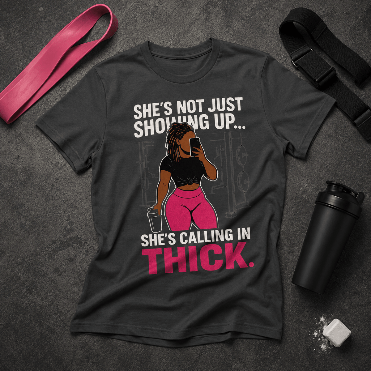 💁🏽‍♀️ Calling in Thick Tee - Discipline Over Motivation 24/7