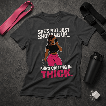💁🏽‍♀️ Calling in Thick Tee - Discipline Over Motivation 24/7