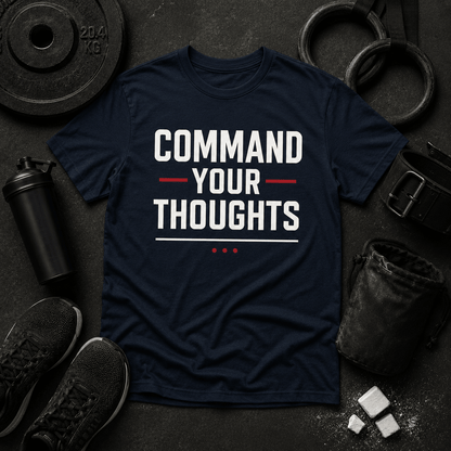 Command Mindset T Shirt - Discipline Over Motivation 24/7