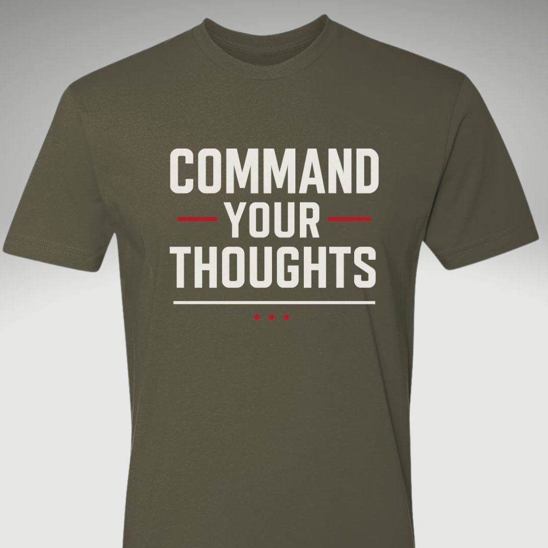 Command Mindset T Shirt - Discipline Over Motivation 24/7