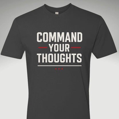 Command Mindset T Shirt - Discipline Over Motivation 24/7