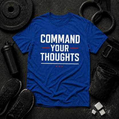 Command Mindset T Shirt - Discipline Over Motivation 24/7