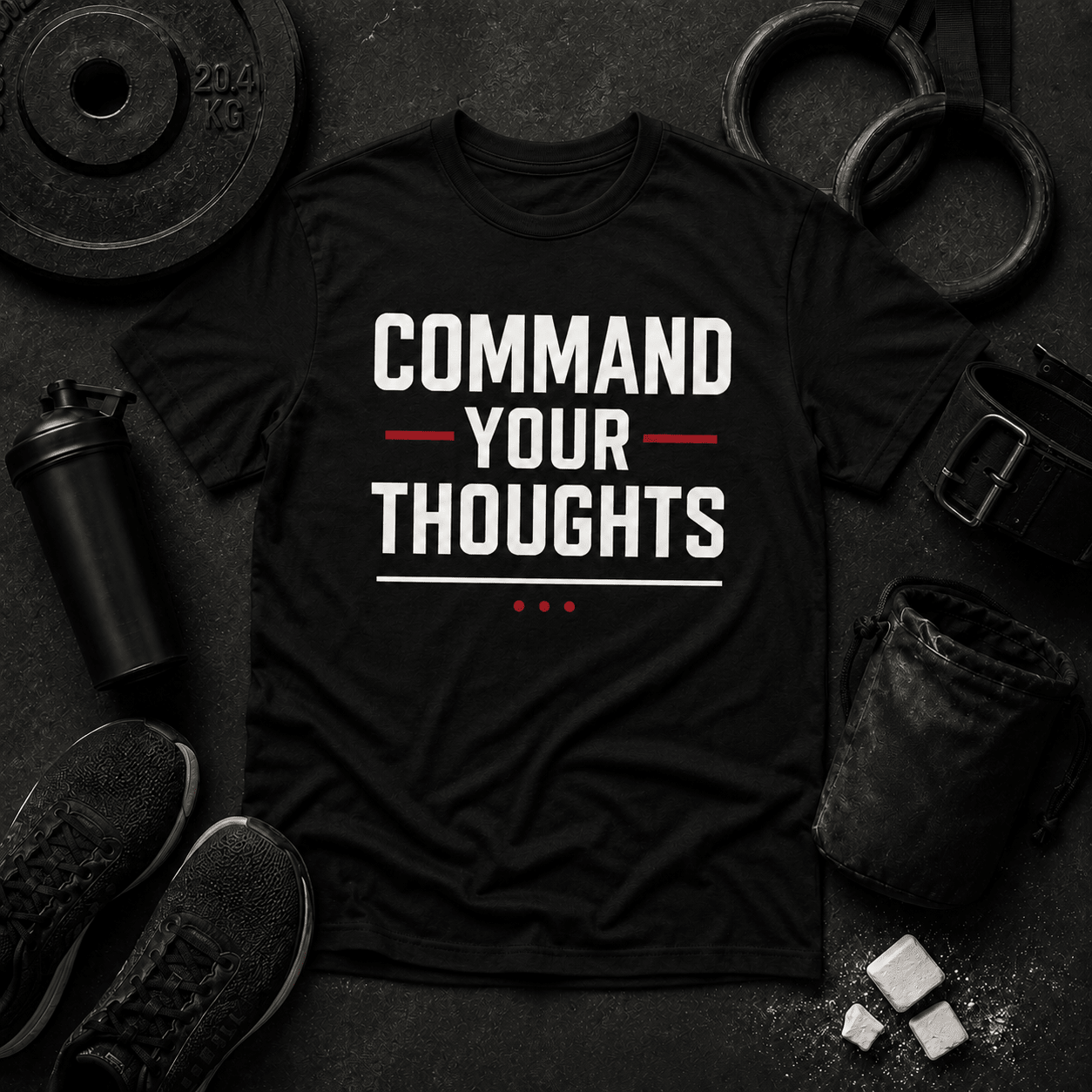 Command Mindset T Shirt - Discipline Over Motivation 24/7