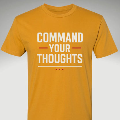 Command Mindset T Shirt - Discipline Over Motivation 24/7