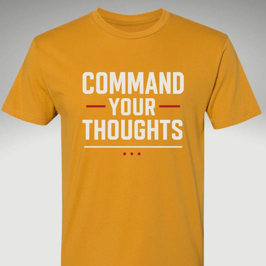 Command Mindset T Shirt - Discipline Over Motivation 24/7