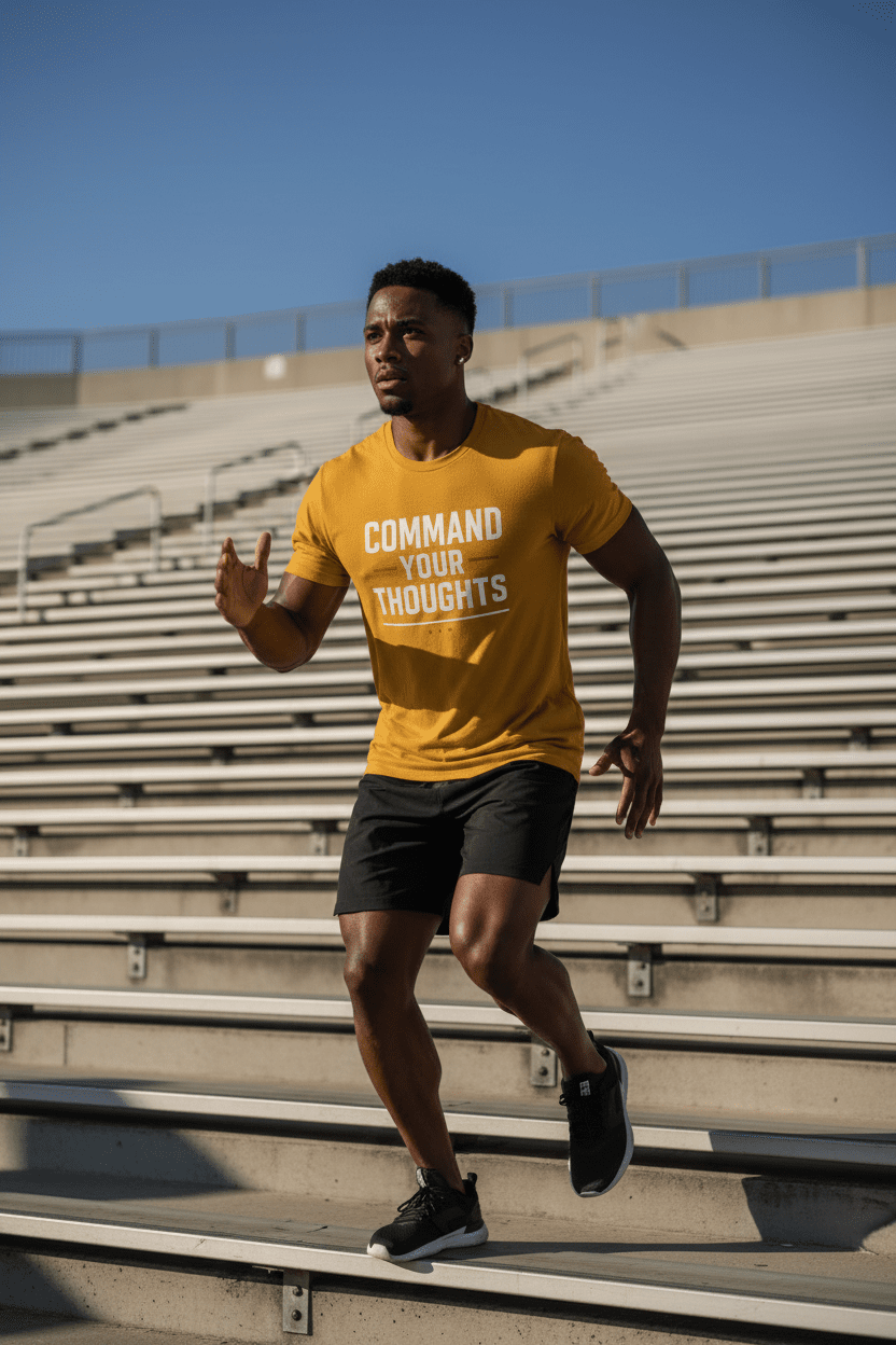 Command Mindset T Shirt - Discipline Over Motivation 24/7