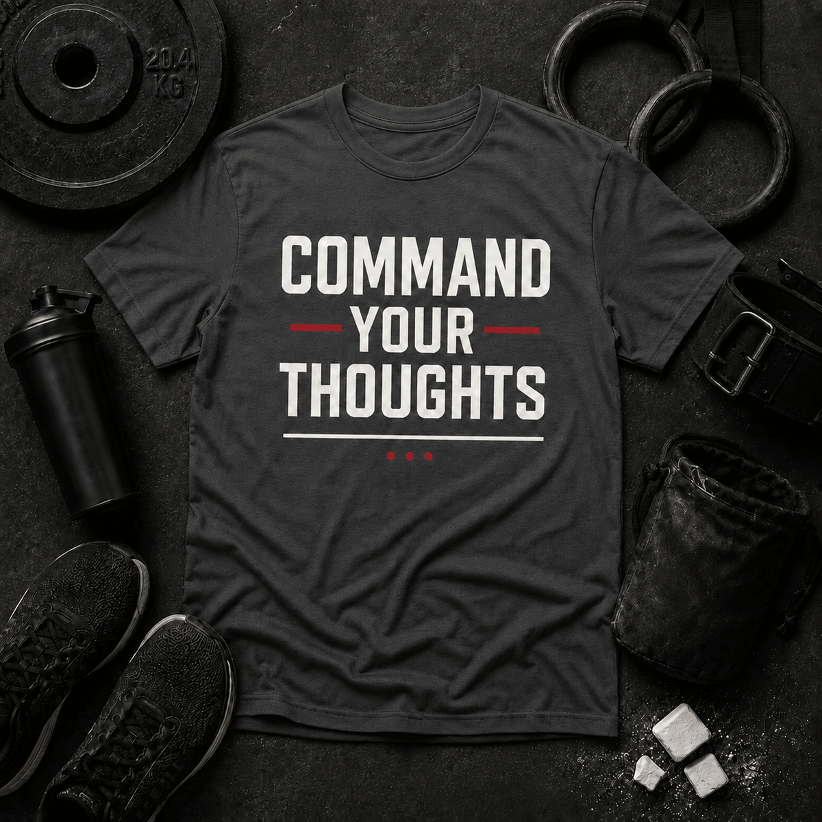 Command Mindset T Shirt - Discipline Over Motivation 24/7
