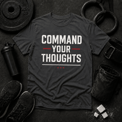 Command Mindset T Shirt - Discipline Over Motivation 24/7