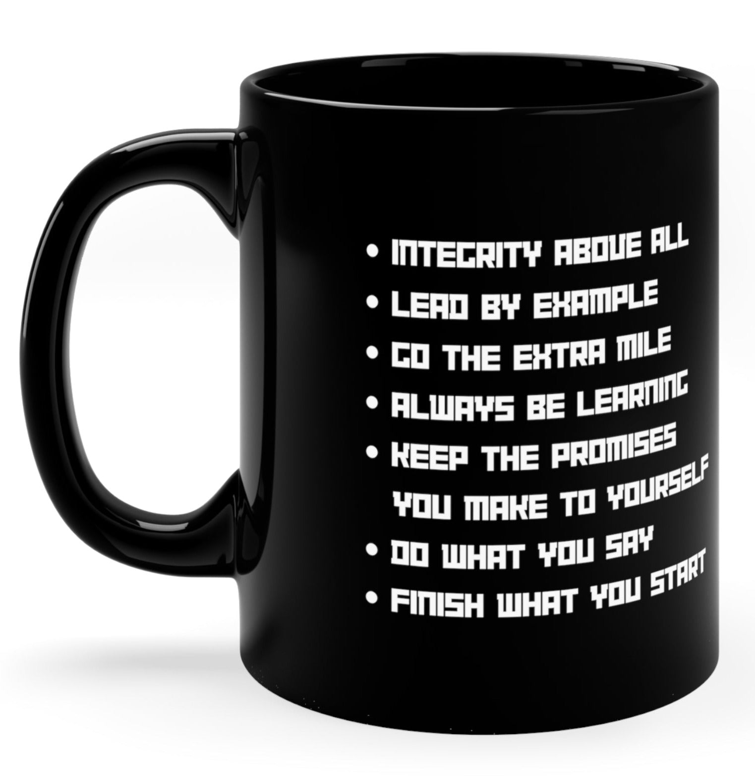 Core Values Mug - Discipline Over Motivation 247