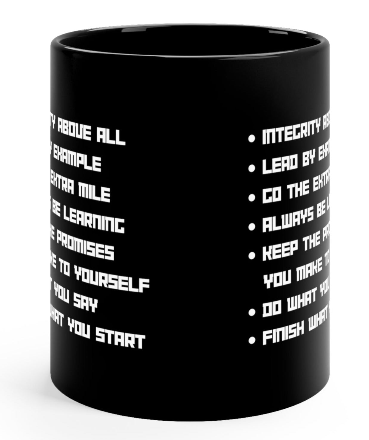 Core Values Mug - Discipline Over Motivation 247