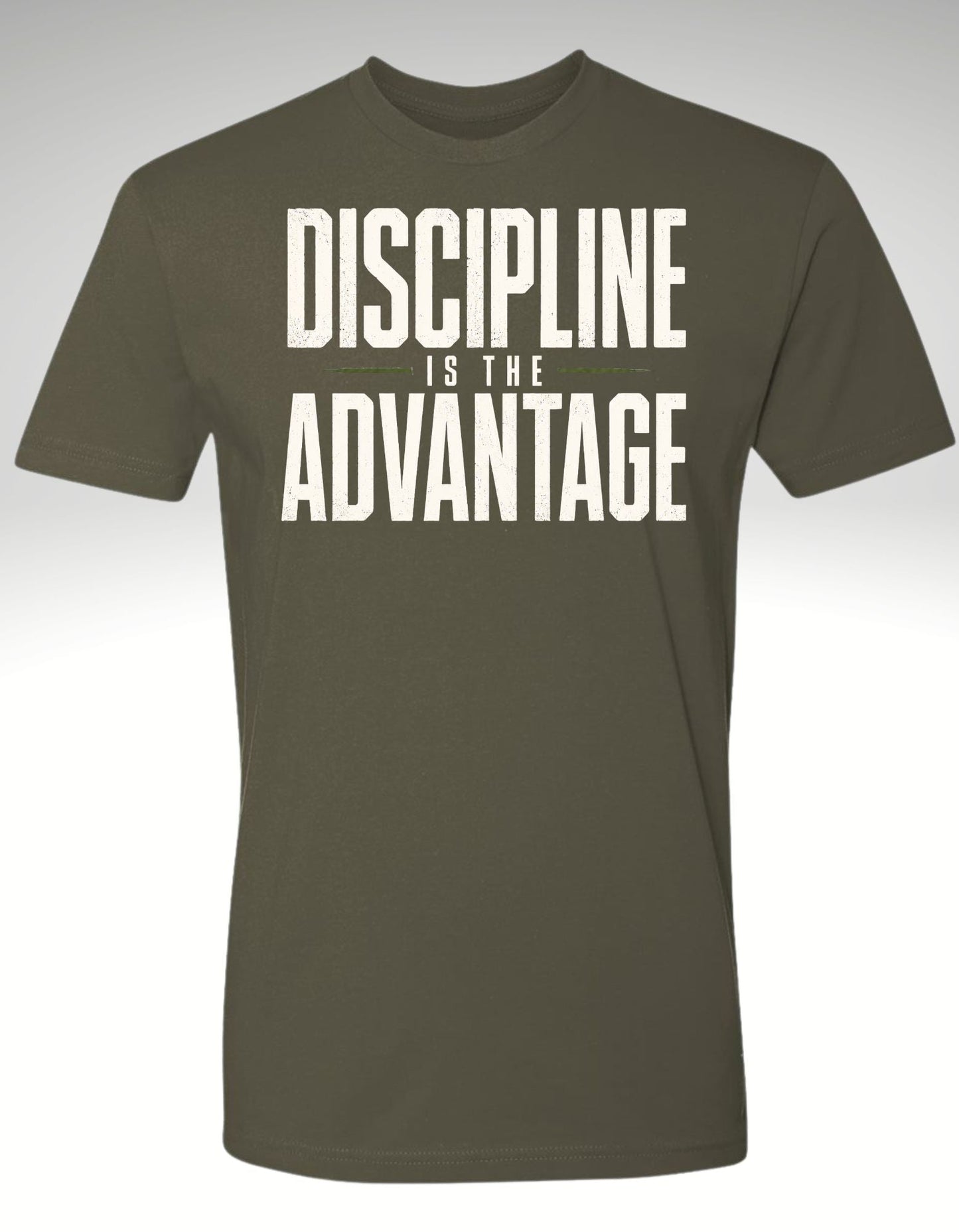 Discipline is the Advantage™ Premium Tee - Discipline Over Motivation 24/7