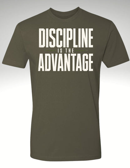 Discipline is the Advantage™ Premium Tee - Discipline Over Motivation 24/7