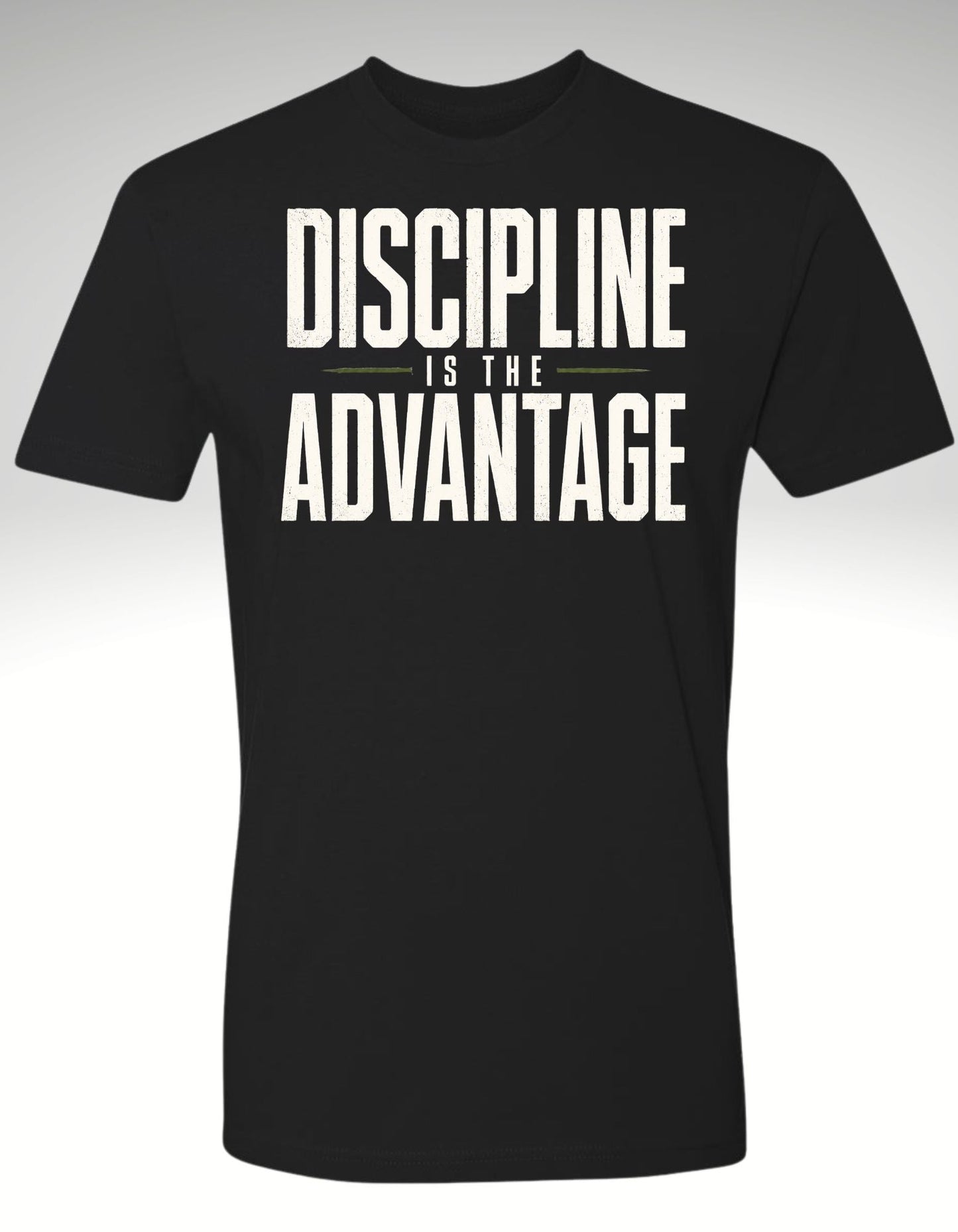 Discipline is the Advantage™ Premium Tee - Discipline Over Motivation 24/7