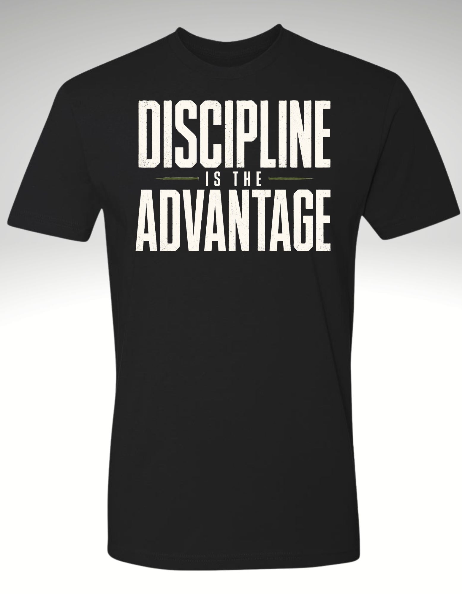 Discipline is the Advantage™ Premium Tee - Discipline Over Motivation 24/7