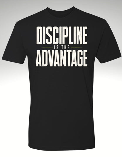 Discipline is the Advantage™ Premium Tee - Discipline Over Motivation 24/7