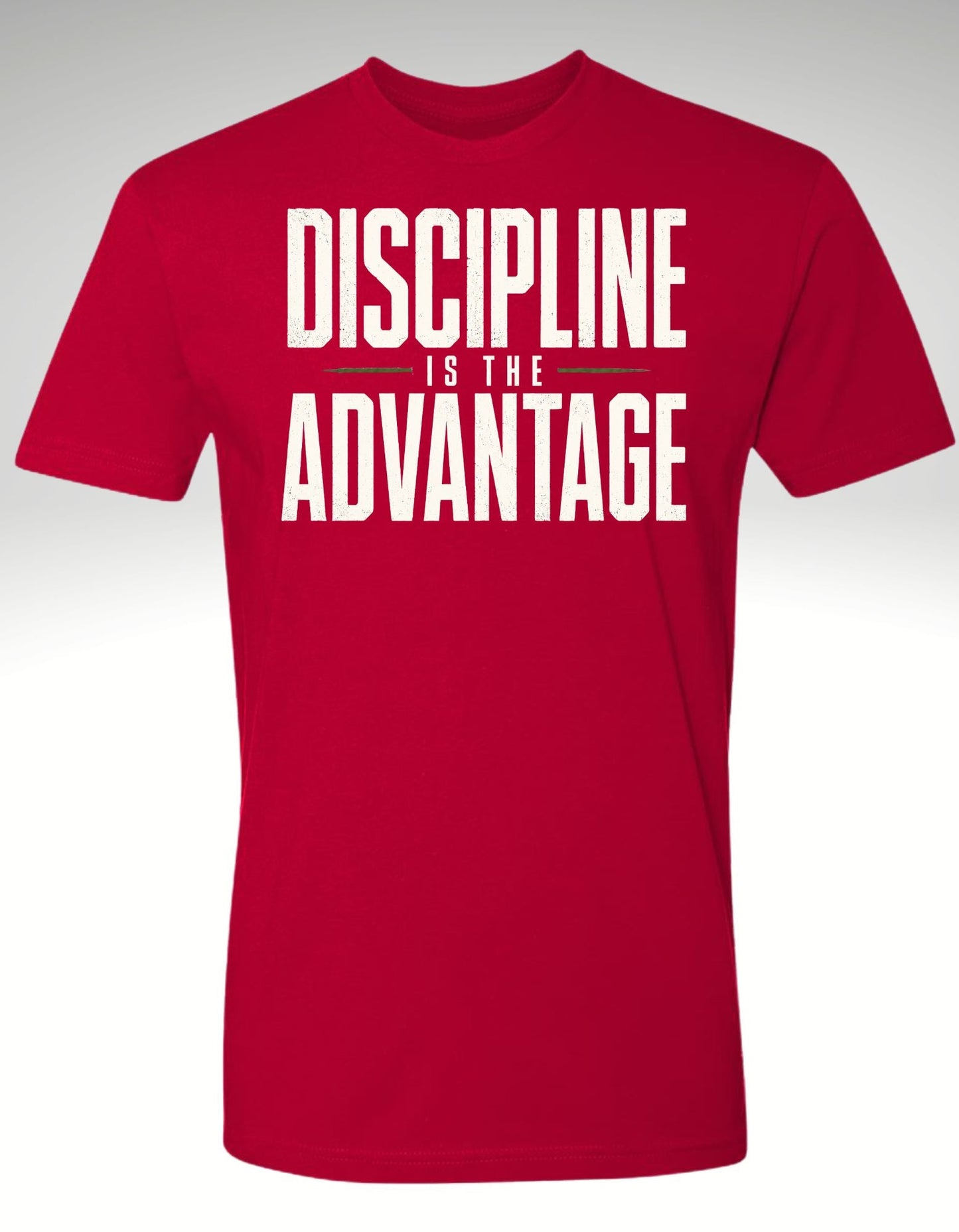 Discipline is the Advantage™ Premium Tee - Discipline Over Motivation 24/7
