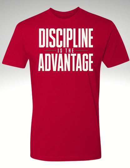 Discipline is the Advantage™ Premium Tee - Discipline Over Motivation 24/7