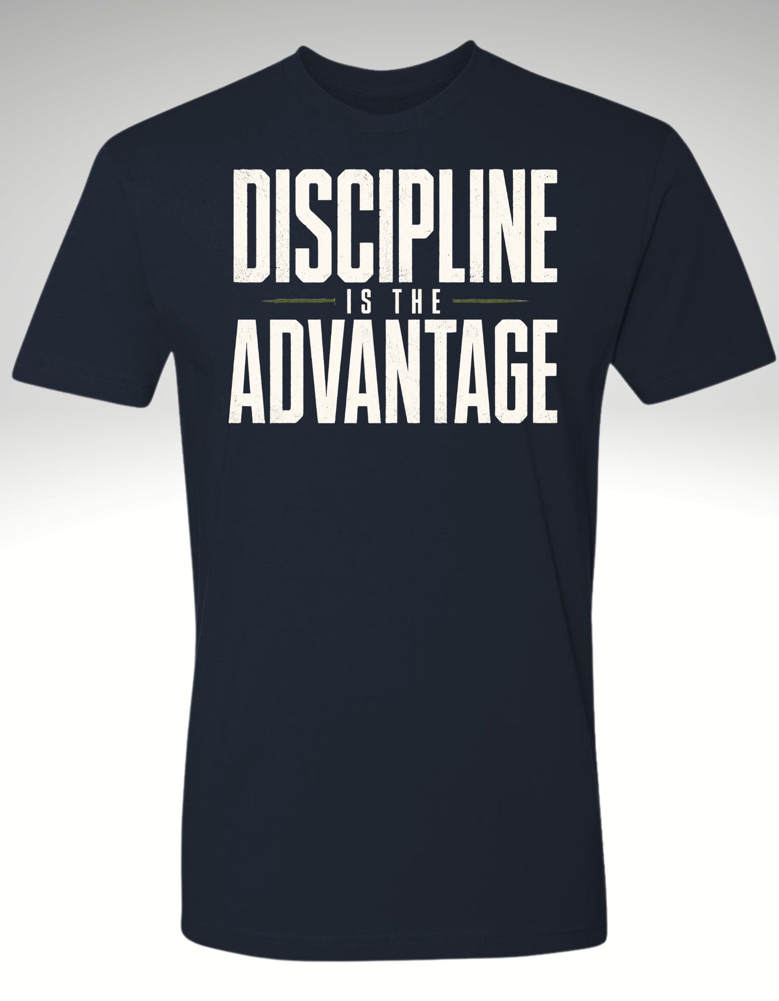 Discipline is the Advantage™ Premium Tee - Discipline Over Motivation 24/7