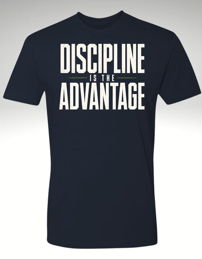 Discipline is the Advantage™ Premium Tee - Discipline Over Motivation 24/7