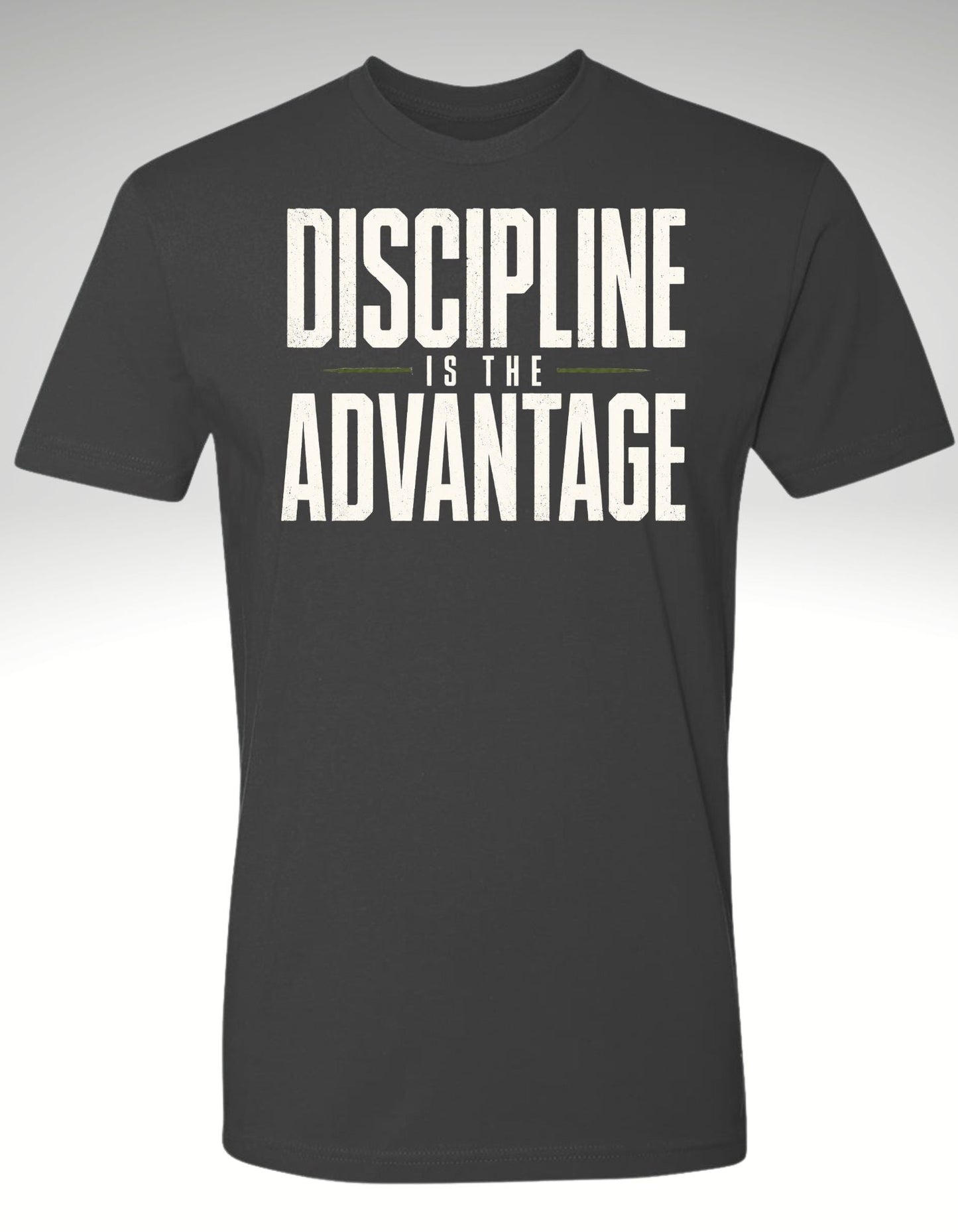 Discipline is the Advantage™ Premium Tee - Discipline Over Motivation 24/7