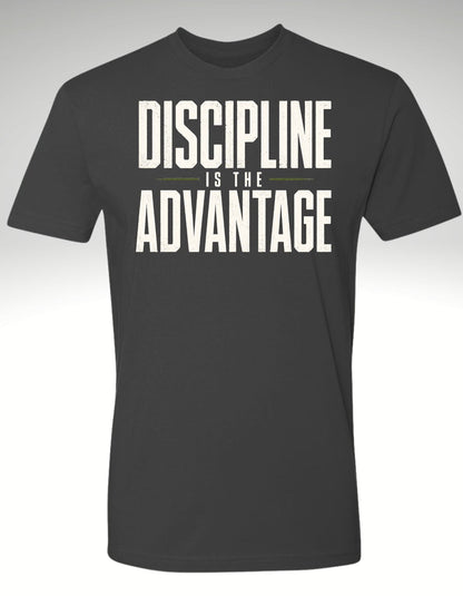 Discipline is the Advantage™ Premium Tee - Discipline Over Motivation 24/7