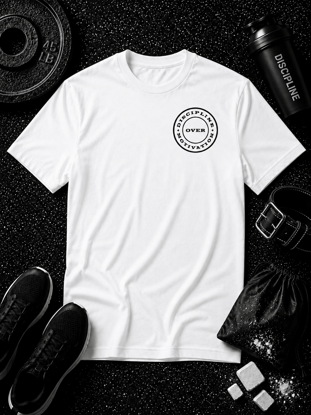Discipline Over Motivation 2024 Tee - Discipline Over Motivation 24/7