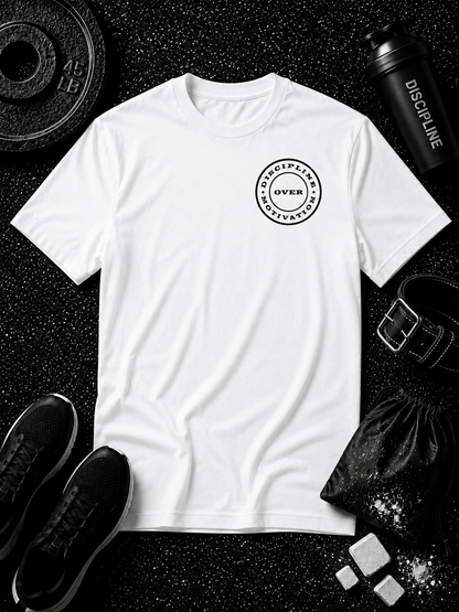 Discipline Over Motivation 2024 Tee - Discipline Over Motivation 24/7