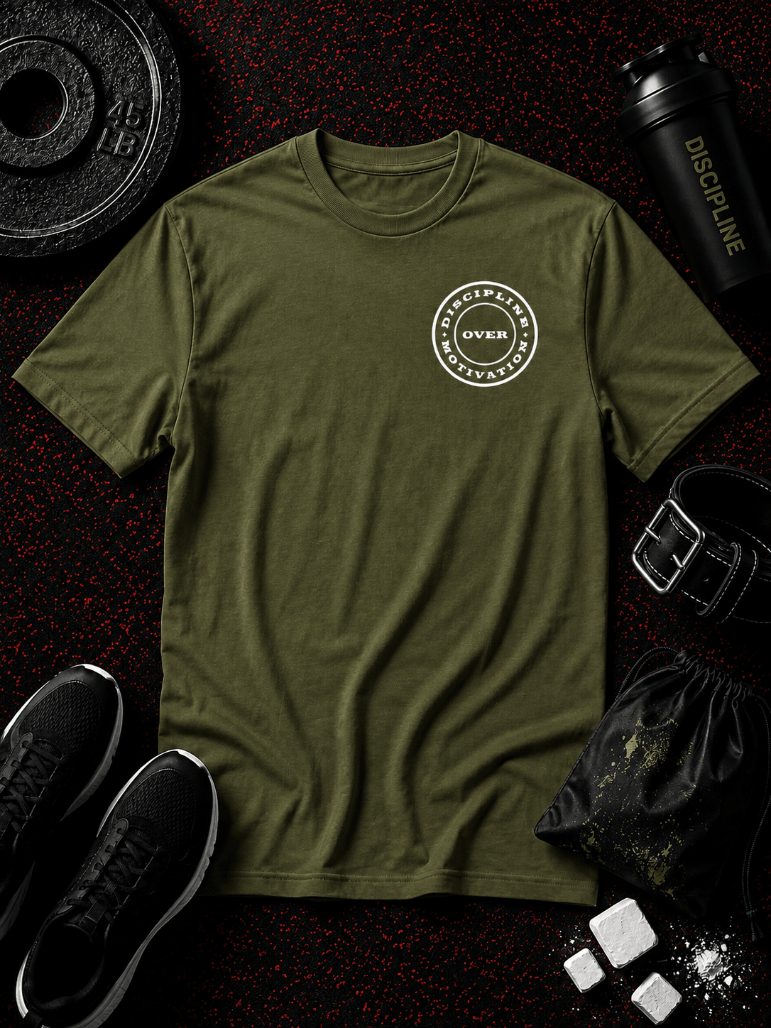 Discipline Over Motivation 2024 Tee - Discipline Over Motivation 24/7