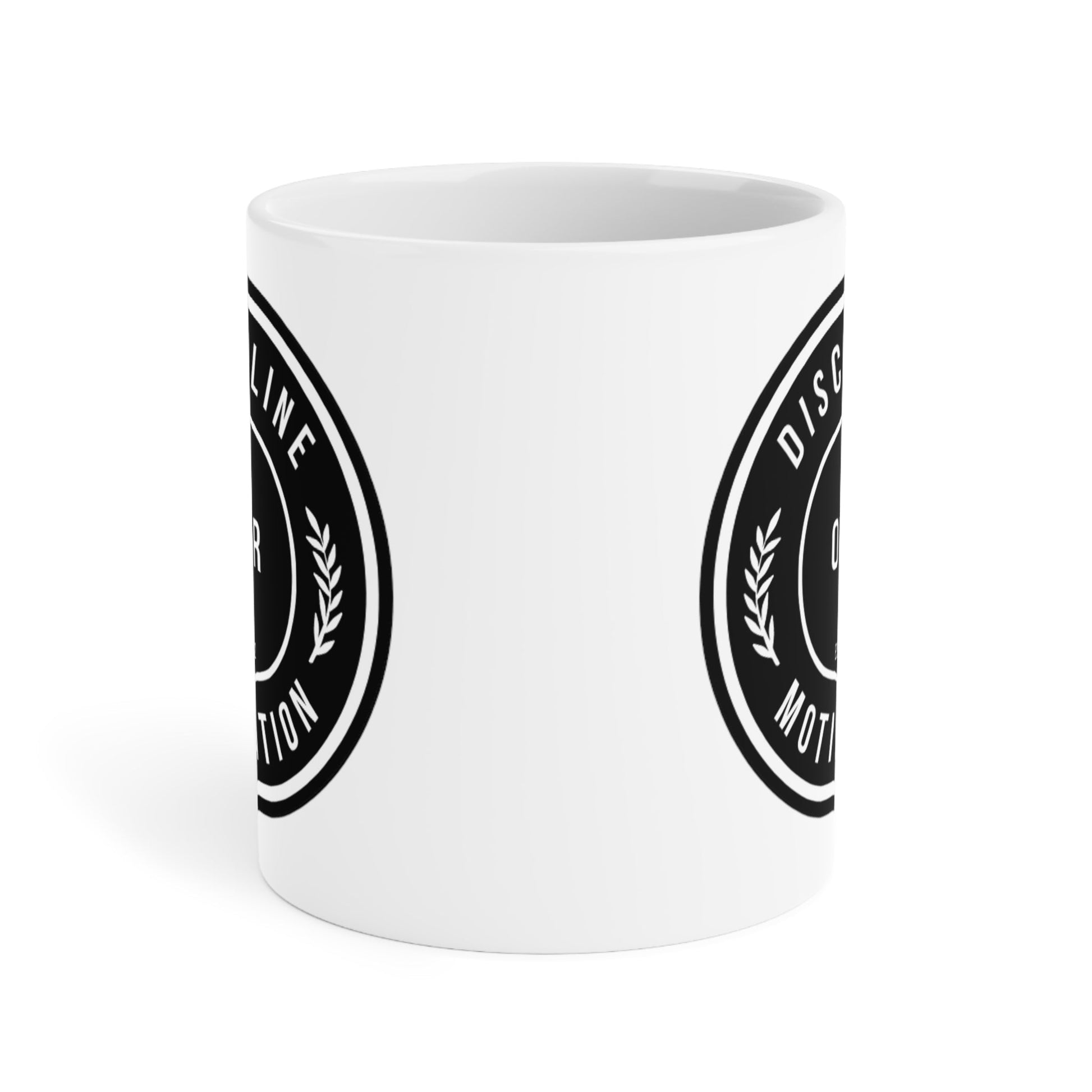 Discipline Over Motivation Coffee Mug | Custom Logo Design | Inspirational Gift - Discipline Over Motivation 247