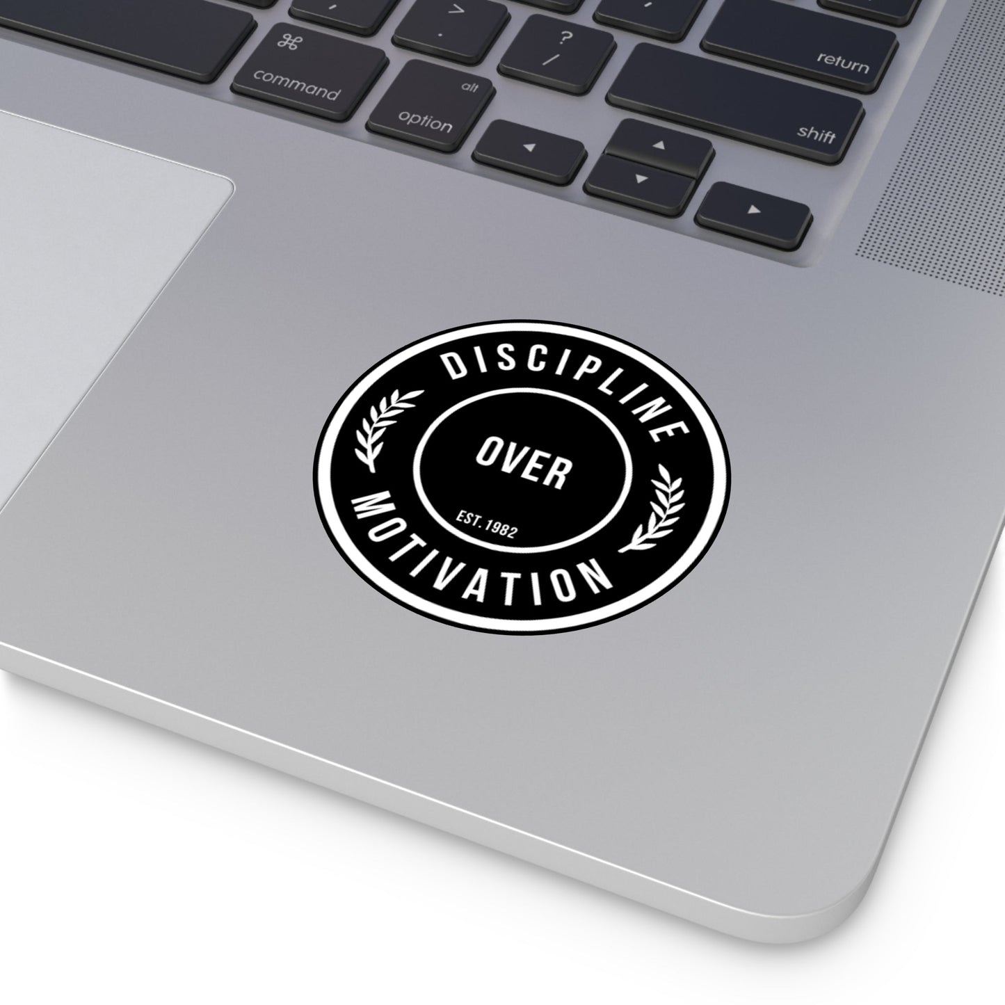 Discipline Over Motivation Logo, Indoor\Outdoor Sticker - Discipline Over Motivation 247