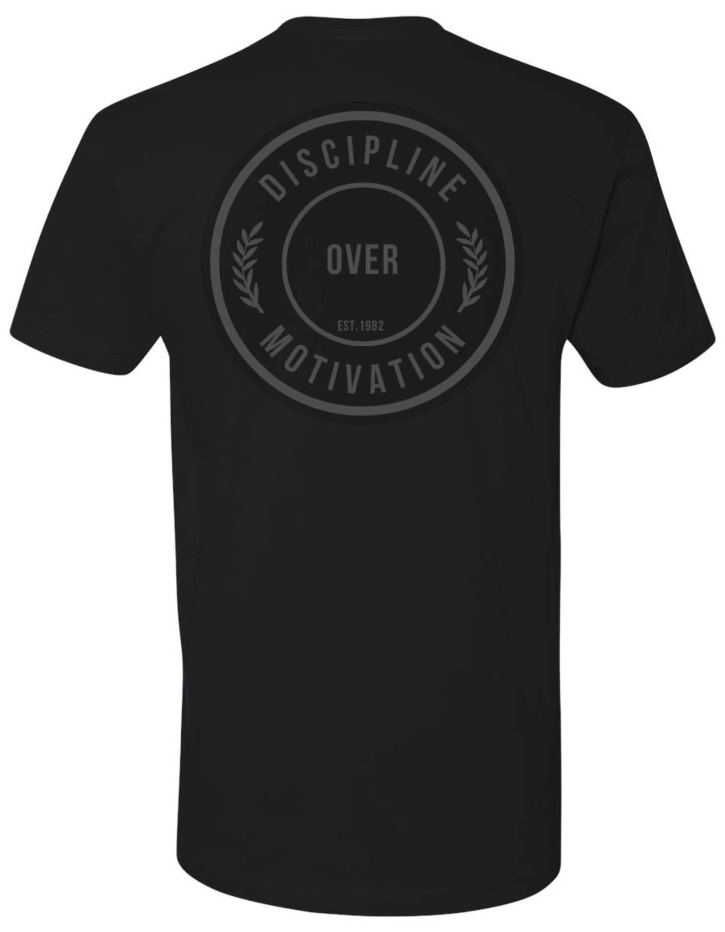 Discipline Over Motivation Soft Cotton Crew Tee - Discipline Over Motivation 247