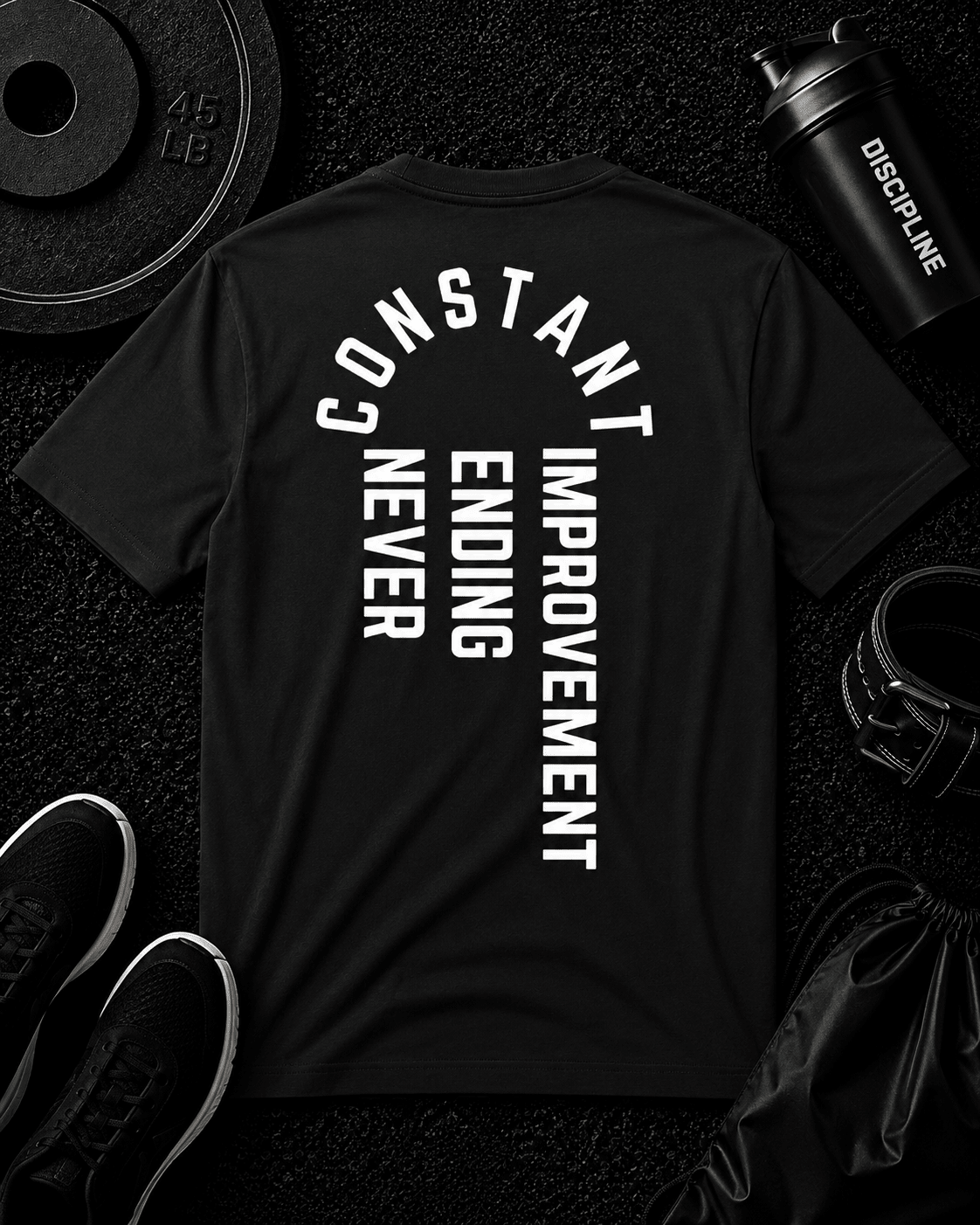 Discipline Over Motivation Soft Cotton T-Shirt - Discipline Over Motivation 24/7