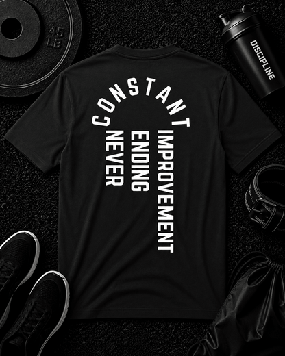 Discipline Over Motivation Soft Cotton T-Shirt - Discipline Over Motivation 24/7