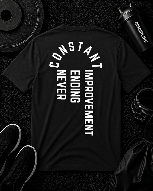 Discipline Over Motivation Soft Cotton T-Shirt - Discipline Over Motivation 24/7